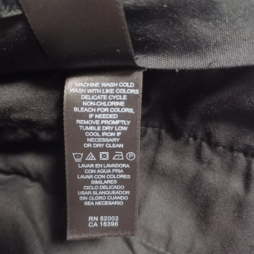 Claiborne Mens Black Pleated Dress Pants 38x32 Straight Leg MERU3116 Stretch‎